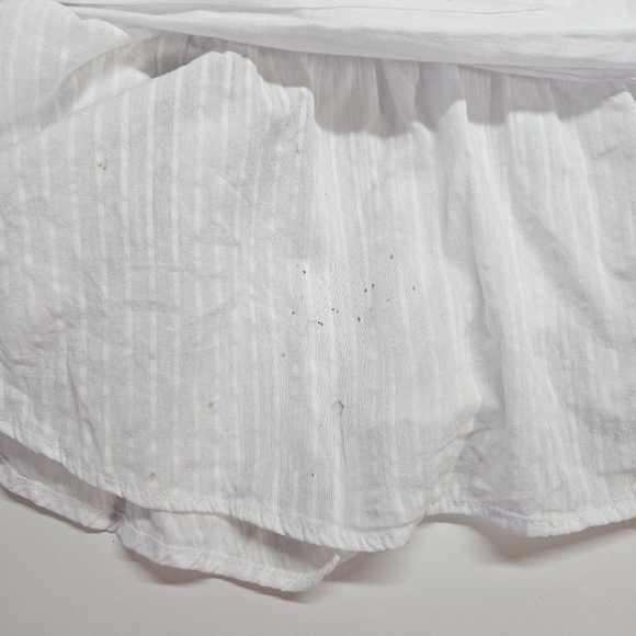 MINKPINK Jessey One Shoulder White Side Tie Detail Blouse Top Size Small - Picture 8 of 9